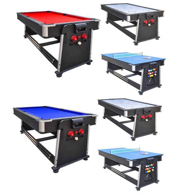 3 in 1 multi game table Childrens Combination Arcade table tennis table Hockey & Billiards Global