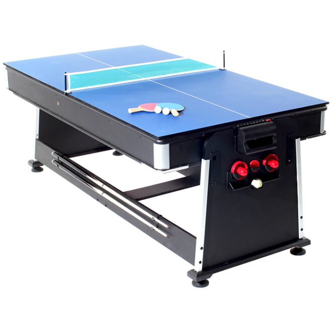 3 in 1 multi game table Childrens Combination Arcade table tennis table Hockey & Billiards Global - Image 5