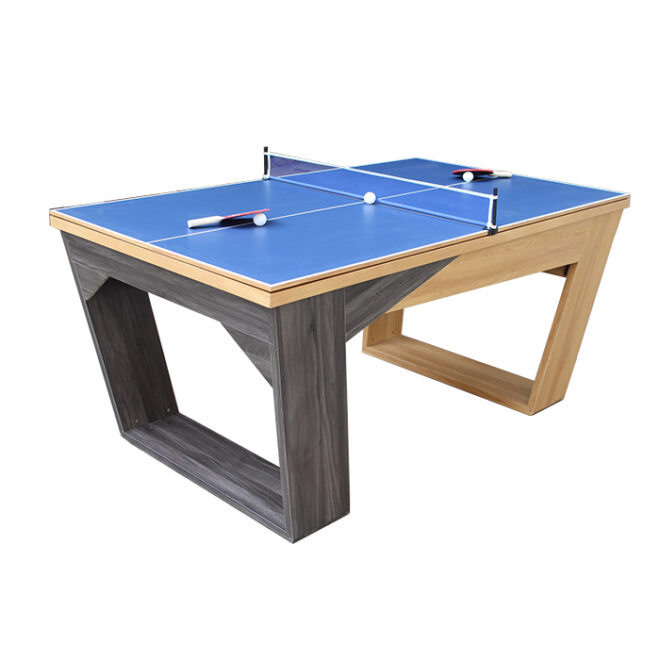 Mini 3 in 1 multi game table billiard table, table tennis table, dining table top Global - Image 2