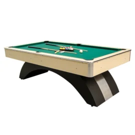 Custom Snooker & Billiard Tables Driftwood Finish with Green Felt