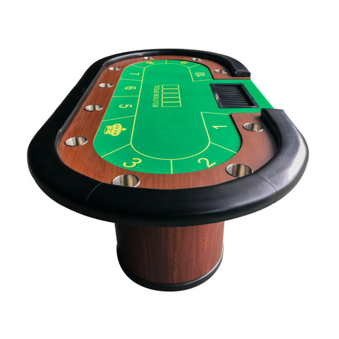 Customized Semi-circular Playing Card Table gambling Table - Image 2