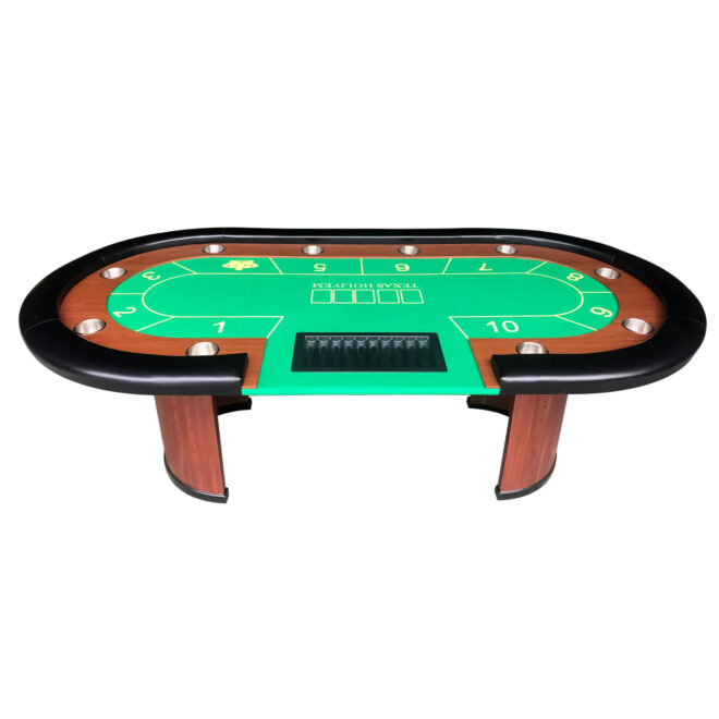 Customized Semi-circular Playing Card Table gambling Table - Image 3