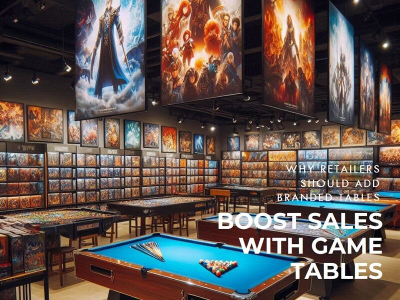 Why Retailers Should Add Branded Game Tables to Their Product Line